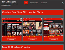 Tablet Screenshot of bestlesbiancams.com